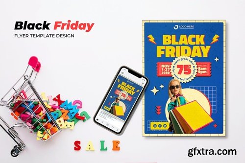 Black Friday Flyer Template W7S96WY