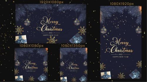 Videohive - Christmas Intro 4 in 1 | MOGRT - 41836173