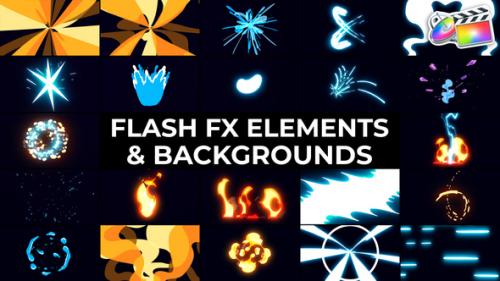 Videohive - Flash FX Elements And Backgrounds | FCPX - 41954058