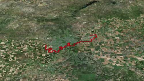 Videohive - Amarillo City Borders On Map Of America 2K - 41985806