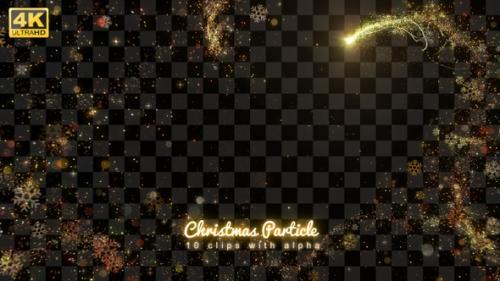 Videohive - Christmas Particles - 41957192