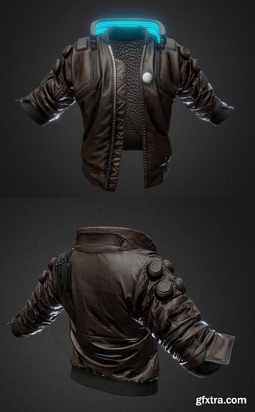 Cyberpunk Jacket 3D Model
