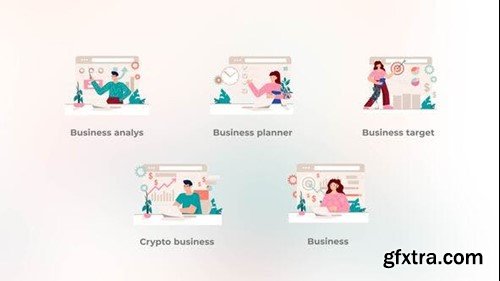 Videohive Business planner - Pink concepts 42005930