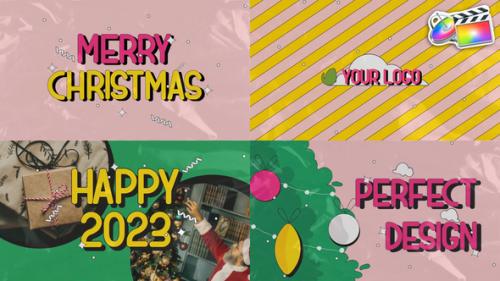 Videohive - Merry Christmas Colorful Greeting Scenes for FCPX - 42048574