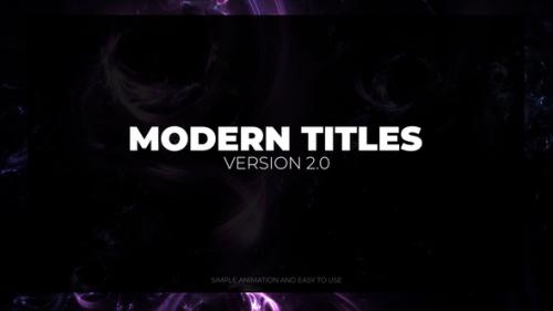 Videohive - Modern Titles 2.0 | FCPX - 42048808