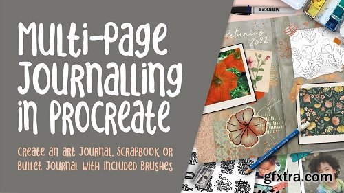 Multi Page Art Journal in Procreate - Create Multi-Page Documents and Add Photos, Lettering and More