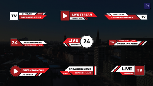 Videohive - News Lower Thirds Premiere Pro - 42043422