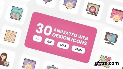 Videohive Animated Web Design Icons 42050463