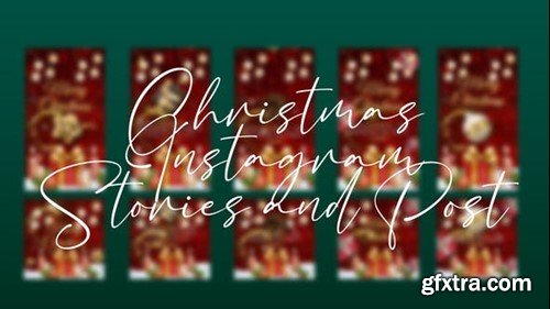 Videohive Christmas instagram stories and post 42047419