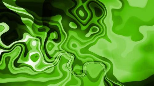 Videohive - Background Green Color Shape Liquid Wave - 42008894