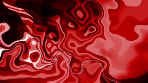 Videohive - Background Red Liquid Wave Animated - 42008910
