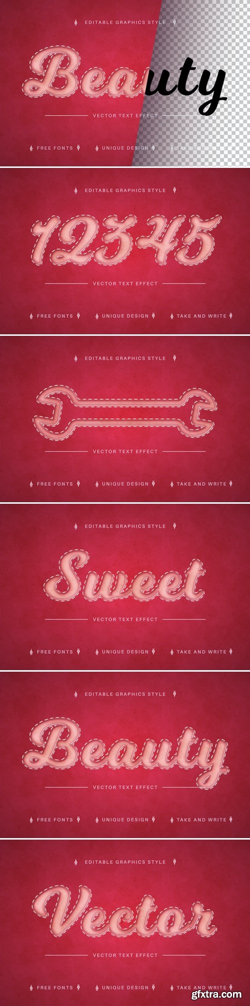 Beauty - Editable Text Effect, Font Style N656BLS