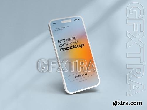 Smart Phone Mockup Design with Editable Background 535891759