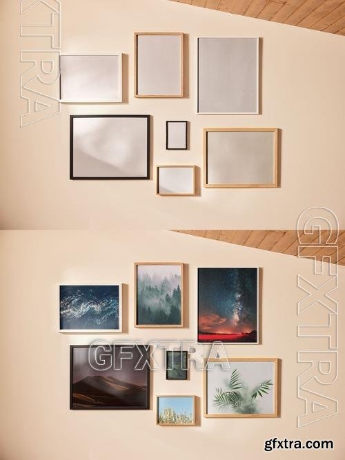 Frame Gallery Wall Mockup 535855093