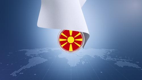Videohive - Cloth Macedonia Flag Reveal - 42018660