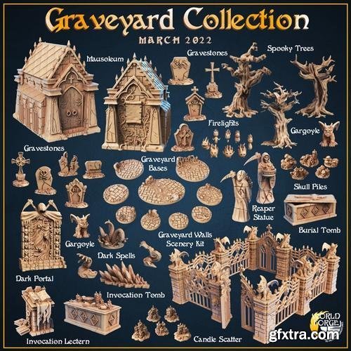 World Forge Miniatures - The Shadowdale Graveyard Collection – 3D Print