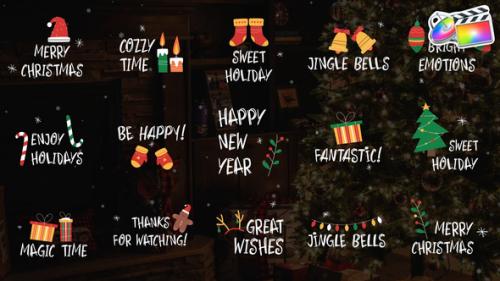 Videohive - Christmas Comic Titles for FCPX - 42097194