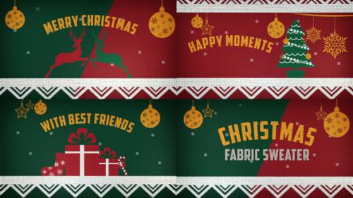 Videohive - Christmas on Fabric Sweater - 42162817