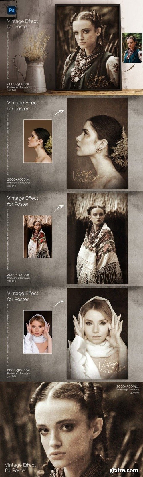 Creativemarket - Vintage Effect for Poster 10957017