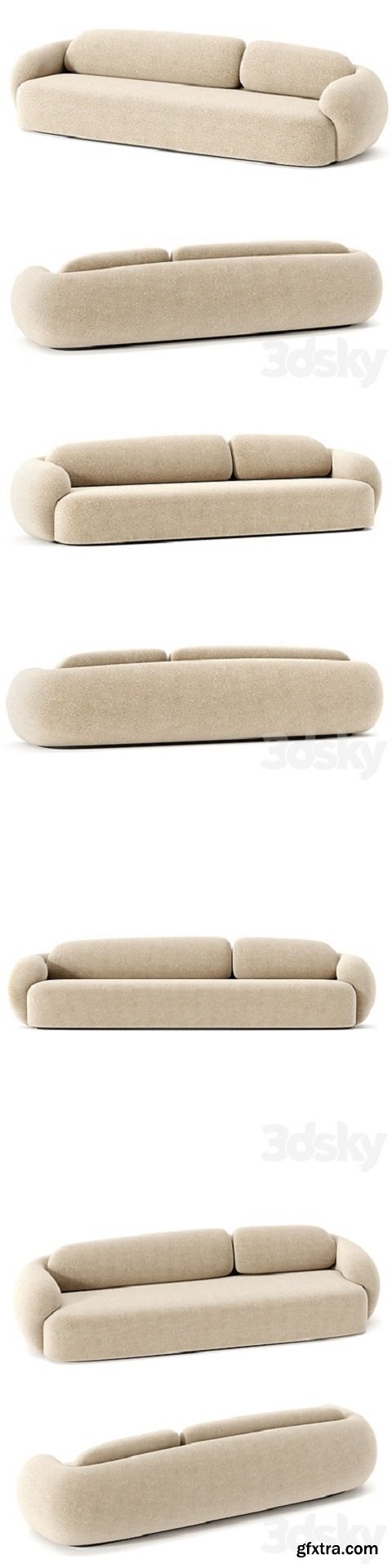 Paolo castelli coral sofa