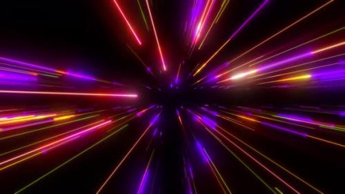 Videohive - Cyber punk Neon Tunnel - 42100020