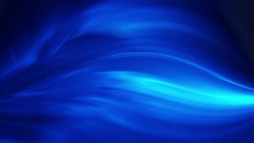Videohive - Dark background, blue still fluffy hair abstract animation. Flickers sweving - 42118530