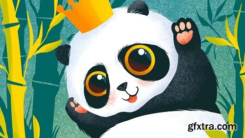 Make Cute and Fun Character Illustration Guide - Procreate Prince Panda