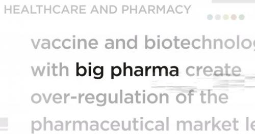 Videohive - Big Pharma Headline titles media with seamless loop - 42165308