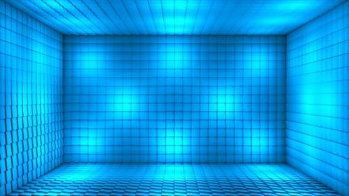 Videohive - Broadcast Pulsating Hi-Tech Blinking Illuminated Cubes Room Stage 03 - 42166983