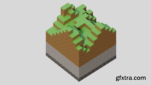 Blender 3D: Create a Procedural Minecraft World From Scratch