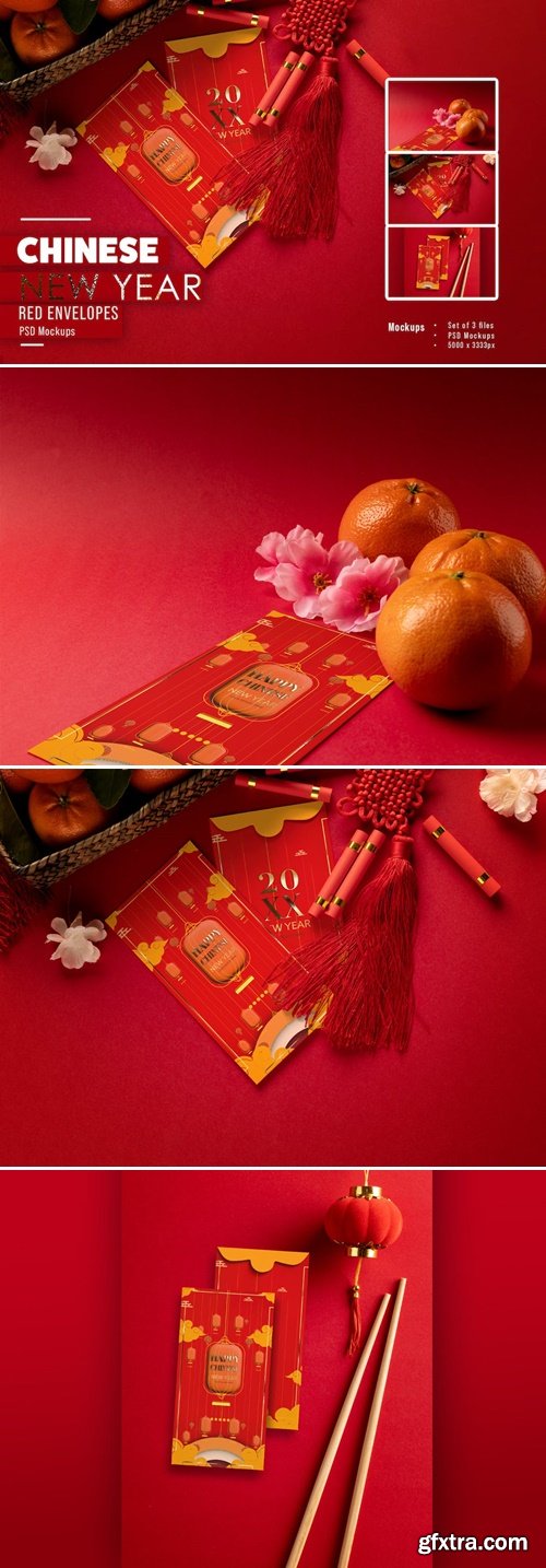 Chinese New Year Red Envelopes EX3VXE2