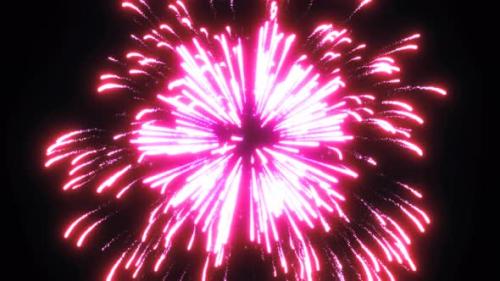 Videohive - Abstract background of two bright multi-colored glowing shiny bright beautiful festive fireworks sal - 42162506