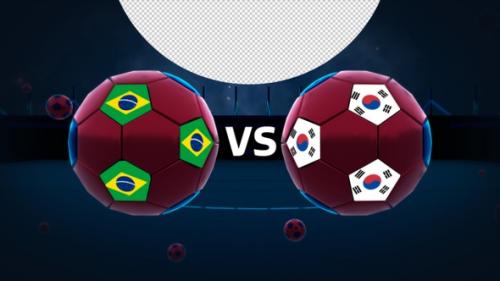 Videohive - Brazil Vs South Korea Football Vs Card - 42181425