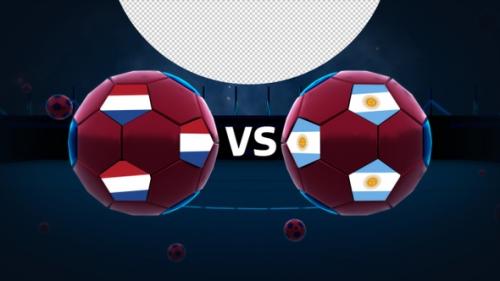 Videohive - Netherlands Vs Argentina Football Vs Card - 42181467
