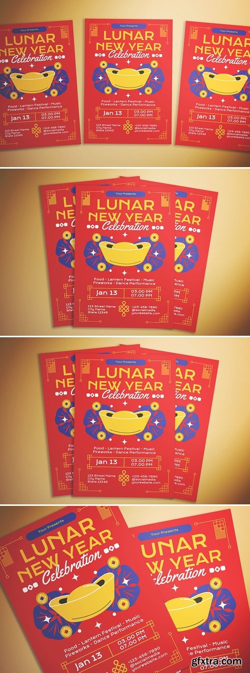 Lunar New Year Celebration Flyer G49VR2D