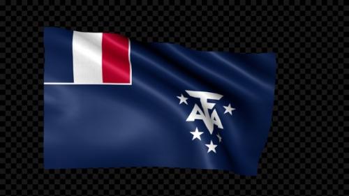 Videohive - French Southern And Antarctic Lands Flag - 42121940