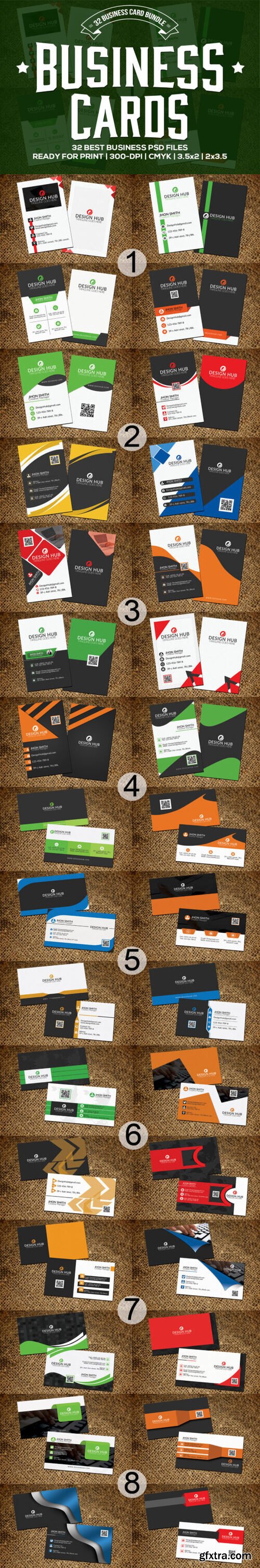 32 Business Cards Template Bundle