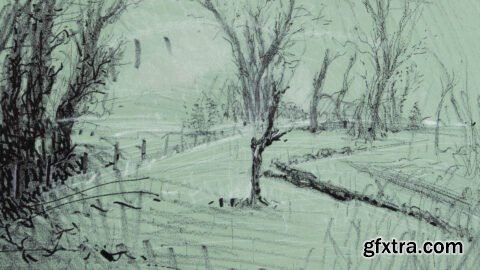 Introduction to Landscape Drawing: Demonstration of a Forest Scene With Steve Huston