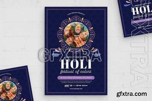 Holi Festival Flyer Template 5RGRBRS
