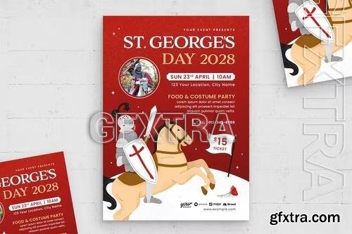 St.Georges Day Event Flyer JTBJR6V