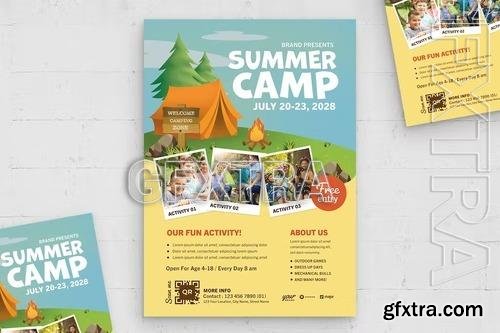Summer Camp Flyer Template RXK9HHY