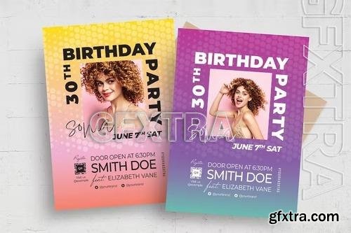 Birthday Party Flyer Template JTVGVH3
