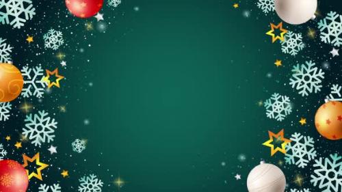 Videohive - Christmas Snowflake Background - 42153271