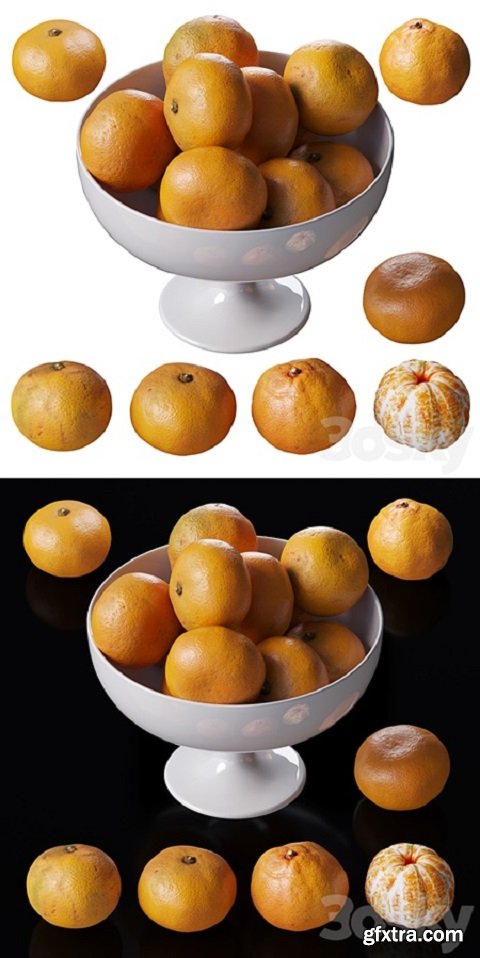 Tangerines in a tall bowl