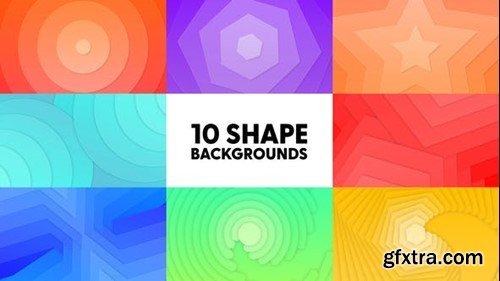 Videohive Shape Backgrounds 42187748