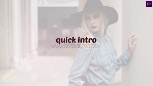 Videohive - Quick Intro Premiere Pro - 42234176