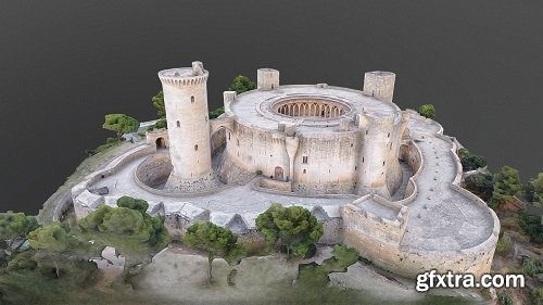 Bellver castle 3D Model