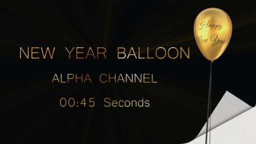 Videohive - New Year Balloon. - 42188436