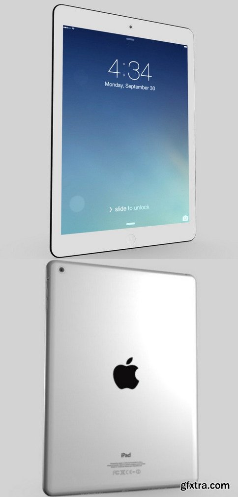 iPad Air 3D Model