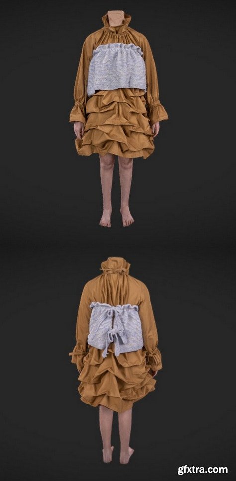 Clothes Design by Amalie Laigaard Prang 3D Model